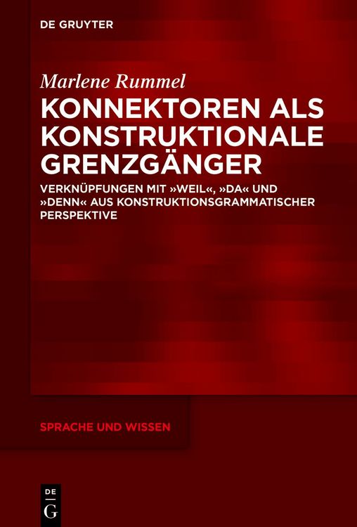 Produktbild: Konnektoren als konstruktionale Grenzg&auml;nger