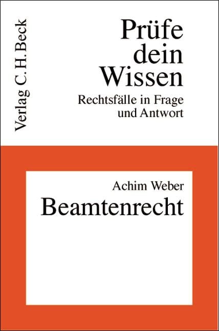 Produktbild: Pr&uuml;fe dein Wissen / Beamtenrecht