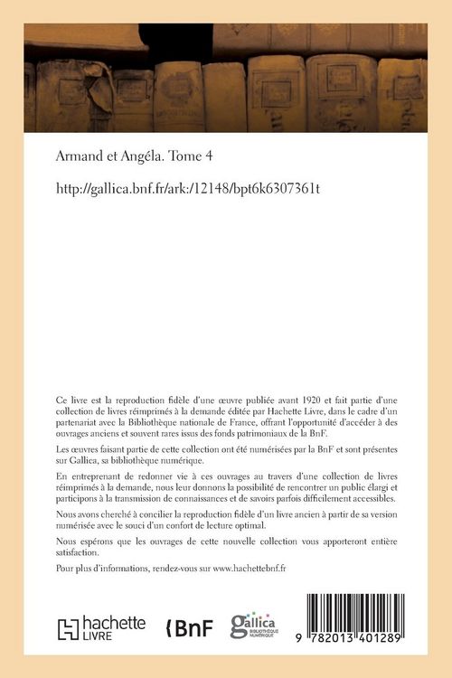 Produktbild: Armand Et Ang&eacute;la. Tome 4