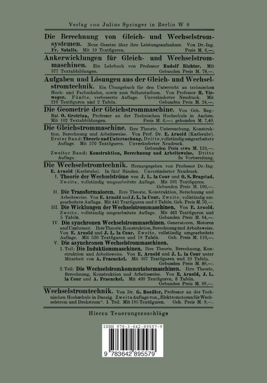 Produktbild: Die Hochspannungs-Gleichstrommaschine