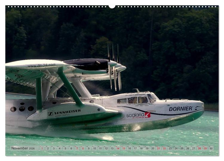 Produktbild: Wasserflugzeuge - Fliegende Exoten (hochwertiger Premium Wandkalender 2026 DIN A2 quer), Kunstdruck in Hochglanz