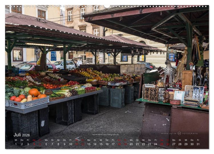 Produktbild: Krakau live (Wandkalender 2026 DIN A2 quer), CALVENDO Monatskalender