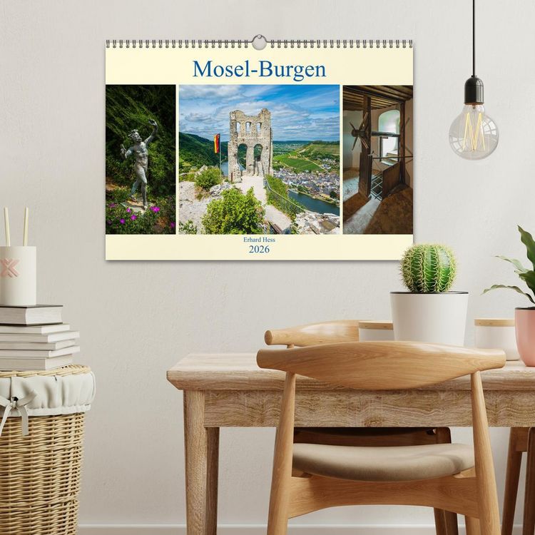 Produktbild: Mosel-Burgen (Wandkalender 2026 DIN A3 quer), CALVENDO Monatskalender