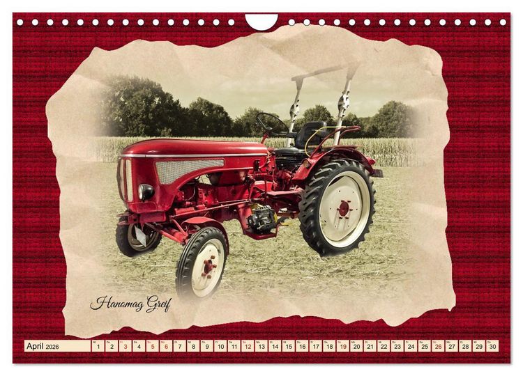 Produktbild: Hanomag Schlepper (Wandkalender 2026 DIN A4 quer), CALVENDO Monatskalender
