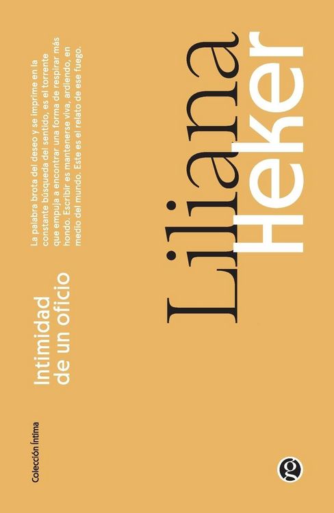 Produktbild: Intimidad de un oficio