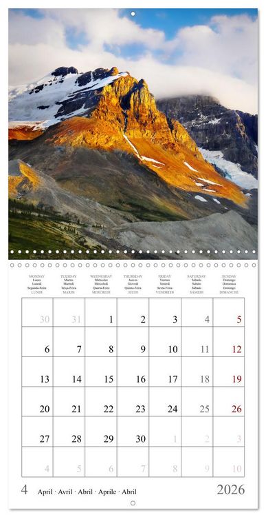Produktbild: Canada, National Parks Road Trip (Wall Calendar 2026 12 &times; 12 Inch) CALVENDO 12 Month Wall Calendar