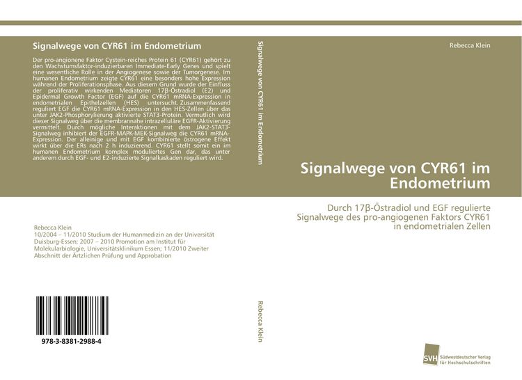 Produktbild: Signalwege von CYR61 im Endometrium