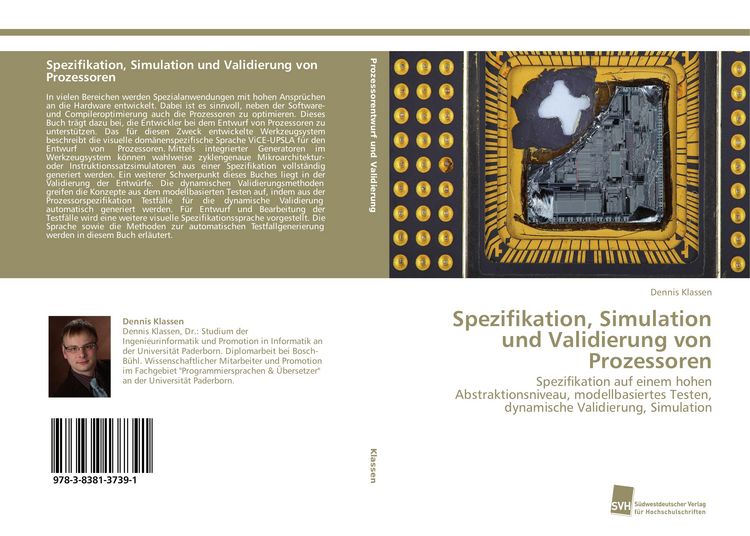 Produktbild: Spezifikation, Simulation und Validierung von Prozessoren
