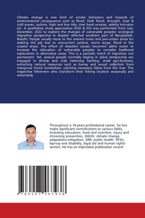Produktbild: Climate change impact on migration situation in delta belt Bangladesh