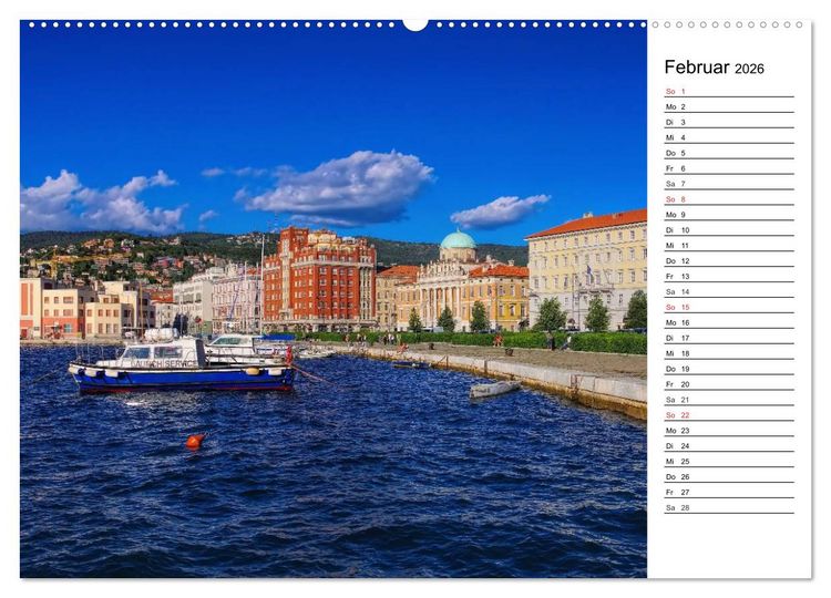 Produktbild: Triest - Habsburger Erbe und italienisches Flair (Wandkalender 2026 DIN A2 quer), CALVENDO Monatskalender