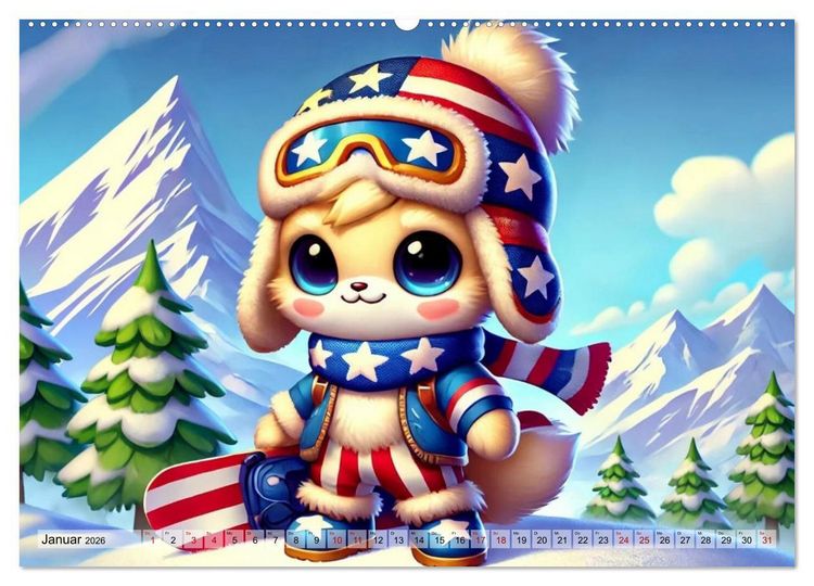 Produktbild: Buddy Stars - Abenteuer f&uuml;r Kinder (hochwertiger Premium Wandkalender 2026 DIN A2 quer), Kunstdruck in Hochglanz