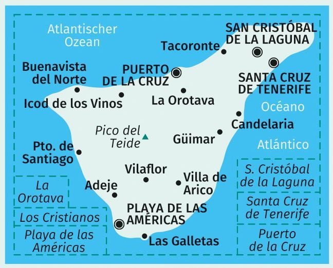 Produktbild: KOMPASS Wanderkarte 233 Teneriffa 1:50.000