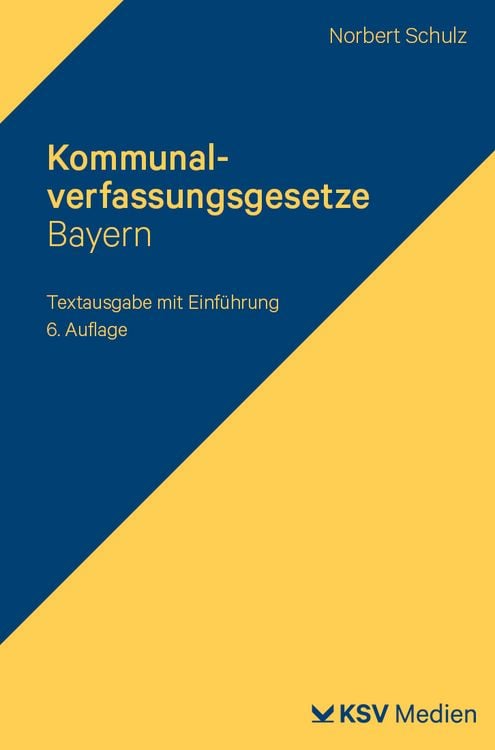 Produktbild: Kommunalverfassungsgesetze Bayern