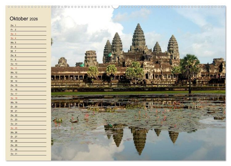 Produktbild: Kambodscha. Angkor Wat (Wandkalender 2026 DIN A2 quer), CALVENDO Monatskalender