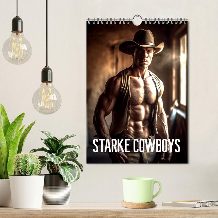 Produktbild: Starke Cowboys (Wandkalender 2026 DIN A4 hoch), CALVENDO Monatskalender