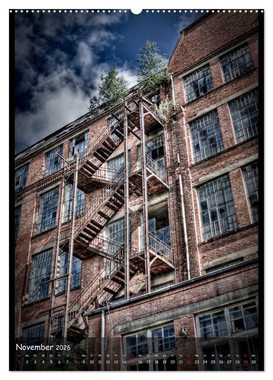 Produktbild: Lost Places II, Vergessene Orte (Wandkalender 2026 DIN A2 hoch), CALVENDO Monatskalender
