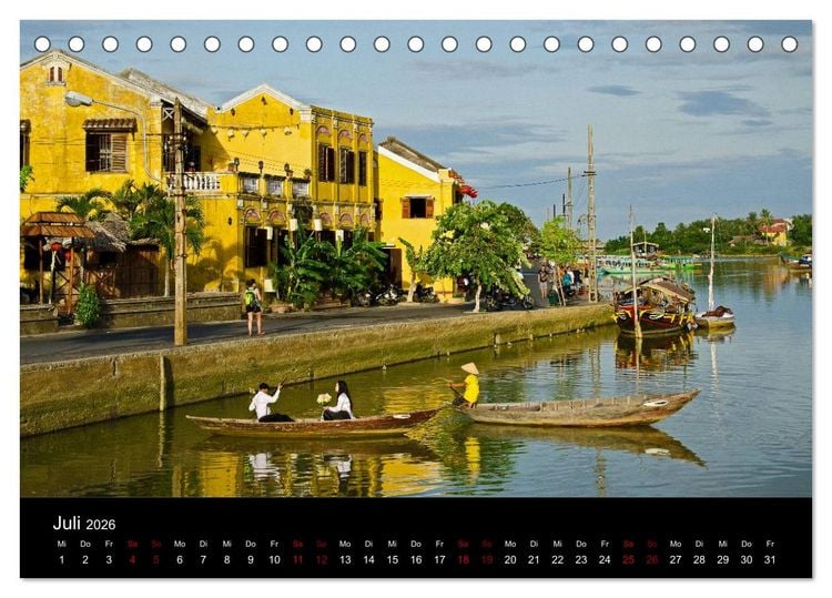 Produktbild: Guten Morgen, Vietnam! (Tischkalender 2026 DIN A5 quer), CALVENDO Monatskalender