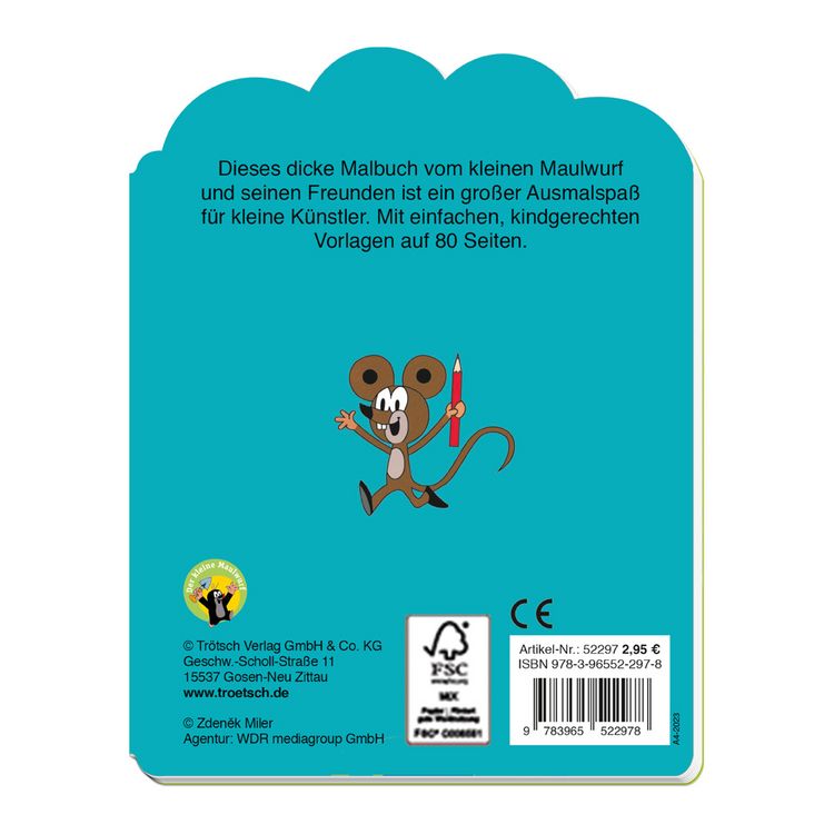 Produktbild: Tr&ouml;tsch Der kleine Maulwurf Mein erstes Malbuch