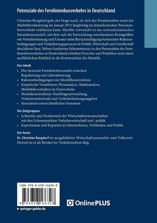 Produktbild: Potenziale des Fernlinienbusverkehrs in Deutschland