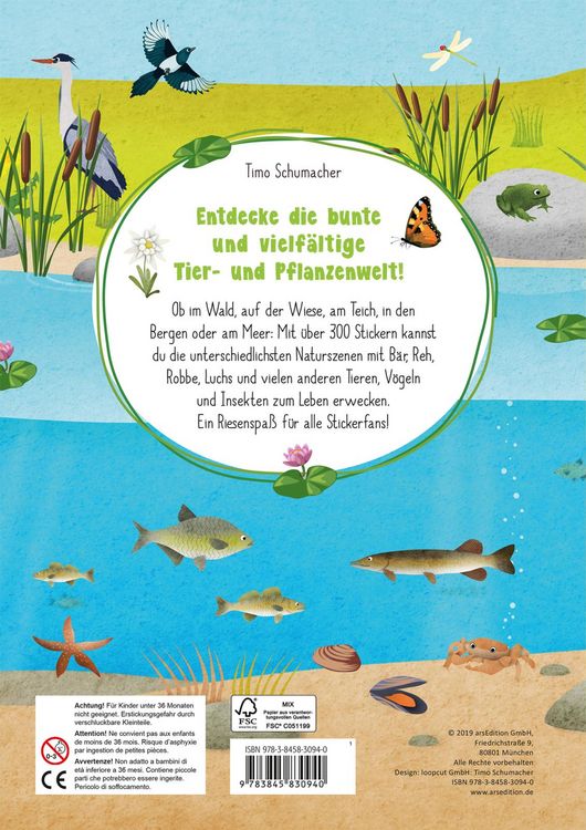 Produktbild: Mein Natur-Stickerbuch