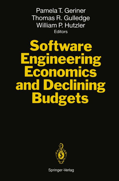 Produktbild: Software Engineering Economics and Declining Budgets