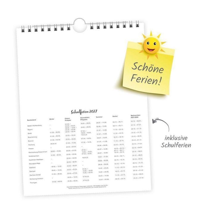 Produktbild: TR&Ouml;TSCH - Wochenkalender zum H&auml;ngen Deutschlandreise 2027
