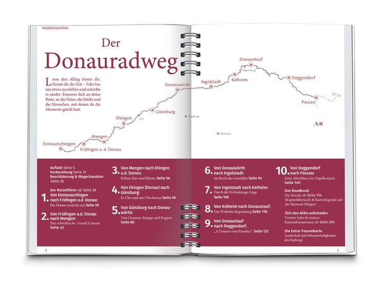 Produktbild: KOMPASS Radreisef&uuml;hrer Donauradweg Deutschland