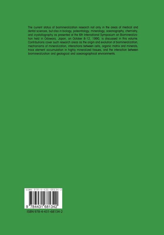 Produktbild: Mechanisms and Phylogeny of Mineralization in Biological Systems