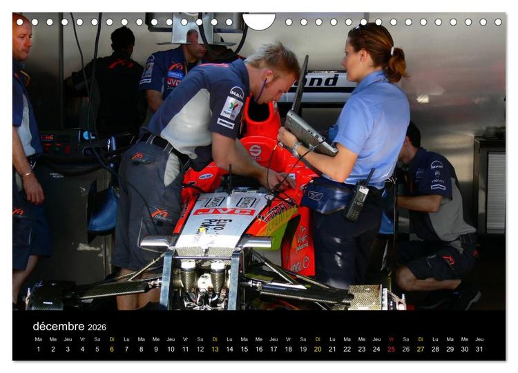 Produktbild: Stands de Formule 1 (Calendrier mural 2026 DIN A4 vertical), CALVENDO calendrier mensuel