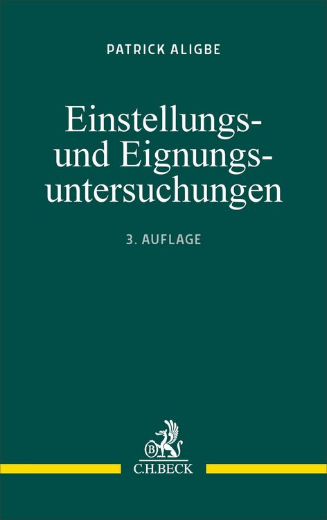 Produktbild: Einstellungs- und Eignungsuntersuchungen
