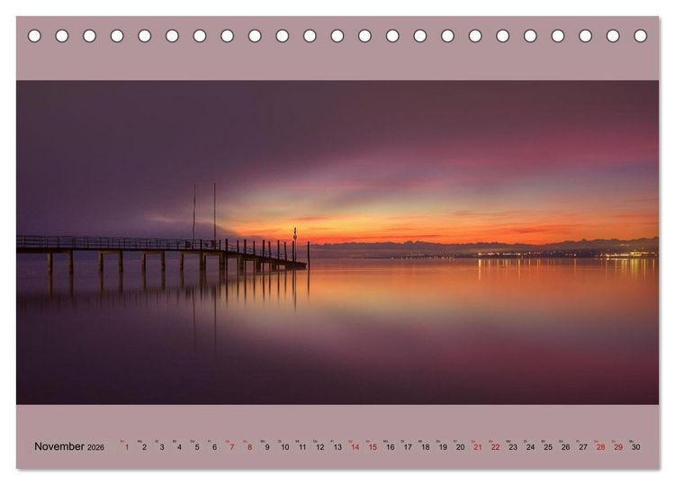 Produktbild: Bodensee Weitblicke (Tischkalender 2026 DIN A5 quer), CALVENDO Monatskalender