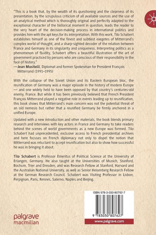 Produktbild: France and the Reunification of Germany