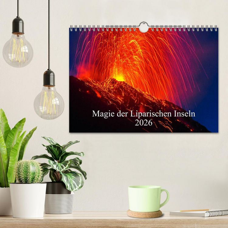 Produktbild: Magie der Liparischen Inseln 2026 (Wandkalender 2026 DIN A4 quer), CALVENDO Monatskalender
