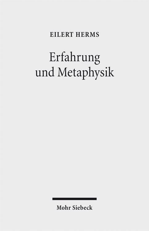 Produktbild: Erfahrung und Metaphysik