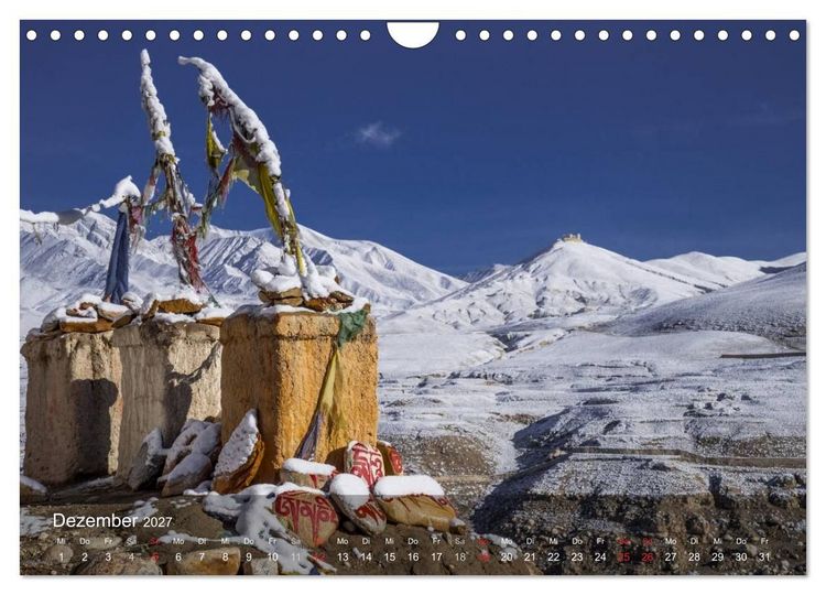 Produktbild: Faszinierende Landschaften der Welt: K&ouml;nigreich Mustang (Wandkalender 2027 DIN A4 quer), CALVENDO Monatskalender