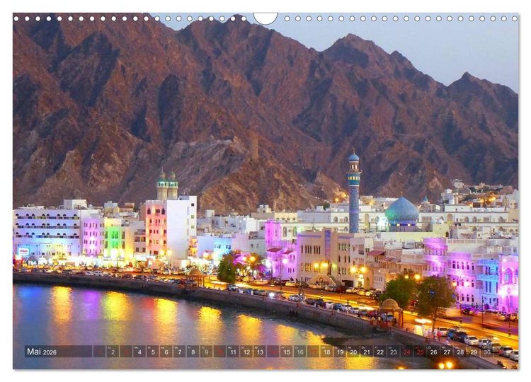 Produktbild: Oman - Eine Bilder-Reise (Wandkalender 2026 DIN A3 quer), CALVENDO Monatskalender