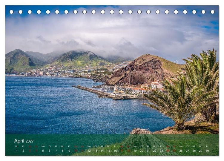 Produktbild: Madeira - Insel der Kontraste (Tischkalender 2027 DIN A5 quer), CALVENDO Monatskalender