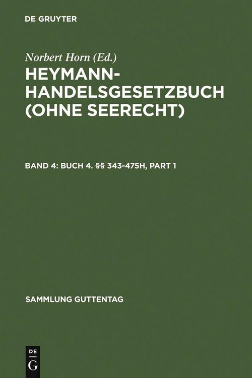 Produktbild: Buch 4. &sect;&sect; 343-475h