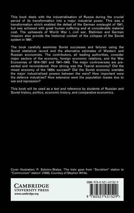 Produktbild: The Economic Transformation of the Soviet Union, 1913 1945