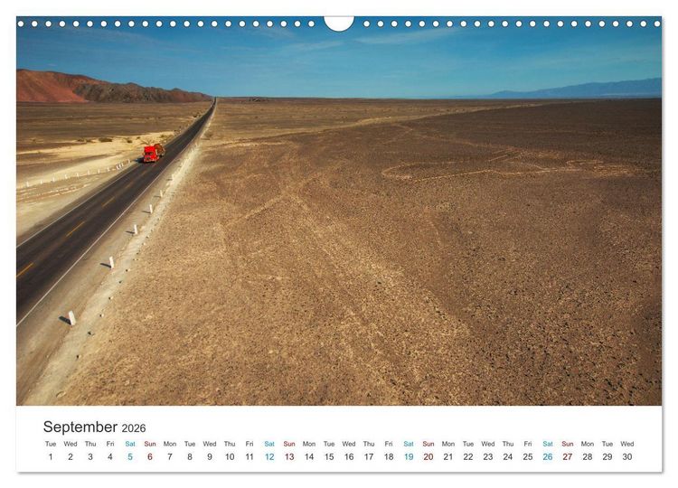 Produktbild: Mysterious Peru (Wall Calendar 2026 DIN A3 landscape), CALVENDO 12 Month Wall Calendar