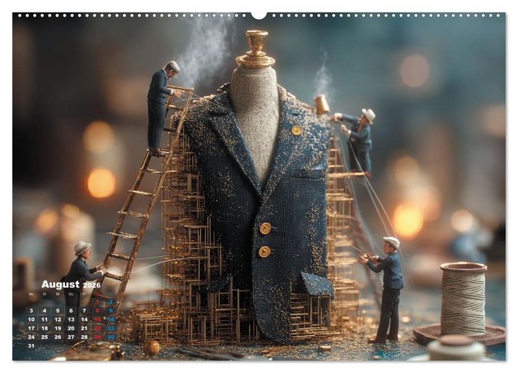 Produktbild: Miniatur - Atelier (Wandkalender 2026 DIN A2 quer), CALVENDO Monatskalender