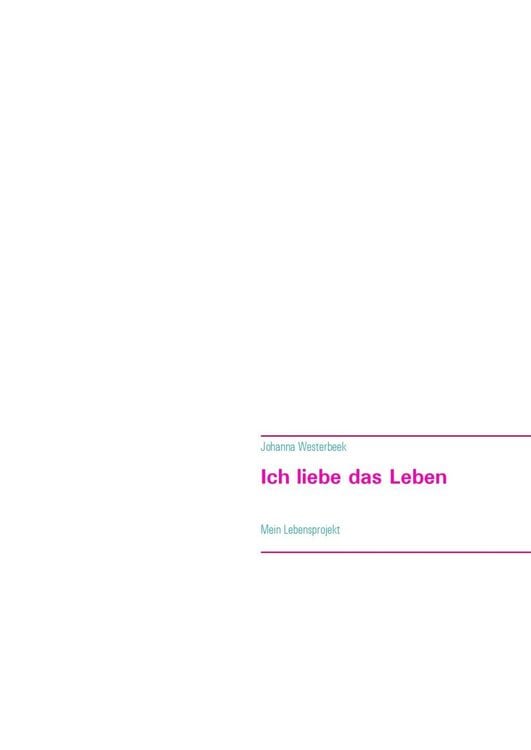 Produktbild: Ich liebe das Leben
