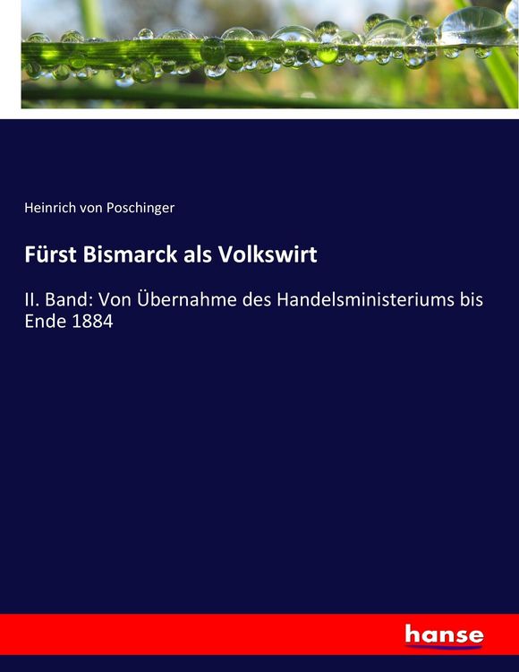 Produktbild: F&uuml;rst Bismarck als Volkswirt