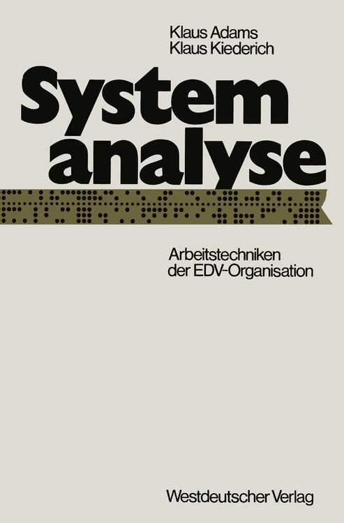 Produktbild: Systemanalyse
