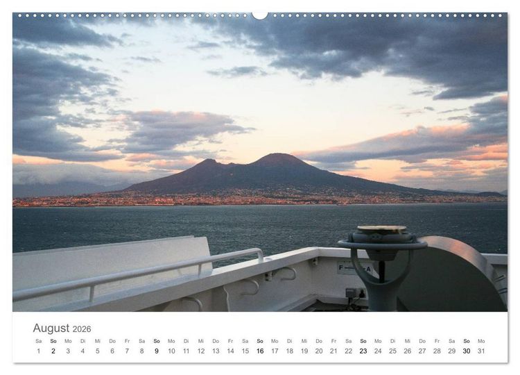 Produktbild: Faszination Schifffahrt &ndash; An Bord um die Welt (hochwertiger Premium Wandkalender 2026 DIN A2 quer), Kunstdruck in Hochglanz