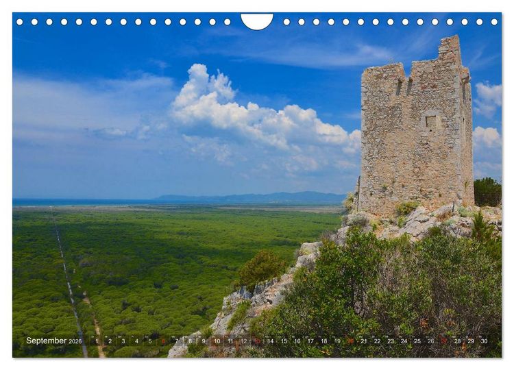 Produktbild: Toskana &ndash; Magie der Farben (Wandkalender 2026 DIN A4 quer), CALVENDO Monatskalender