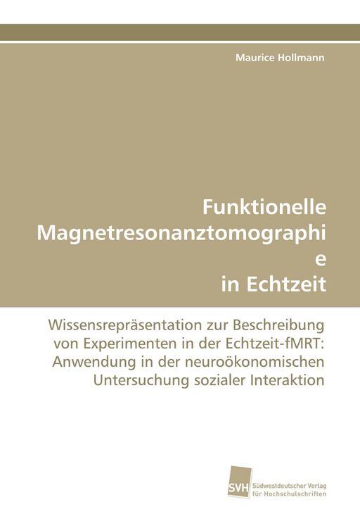 Produktbild: Funktionelle Magnetresonanztomographie in Echtzeit