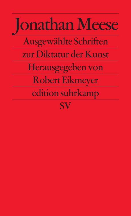 Produktbild: Ausgew&auml;hlte Schriften zur Diktatur der Kunst