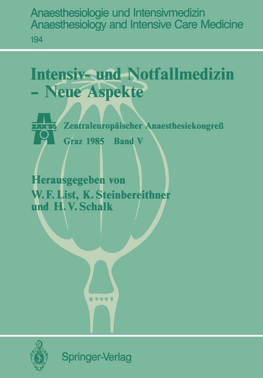 Produktbild: Intensiv- und Notfallmedizin &mdash; Neue Aspekte