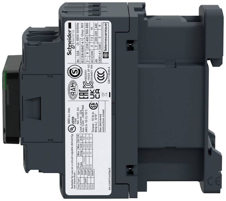 Produktbild: Schneider Electric LC1D18B7 Leistungssch&uuml;tz 1St.